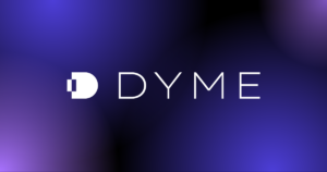 dyme logo on a purple background