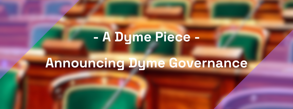 On Dyme Governance